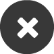 Close round button
